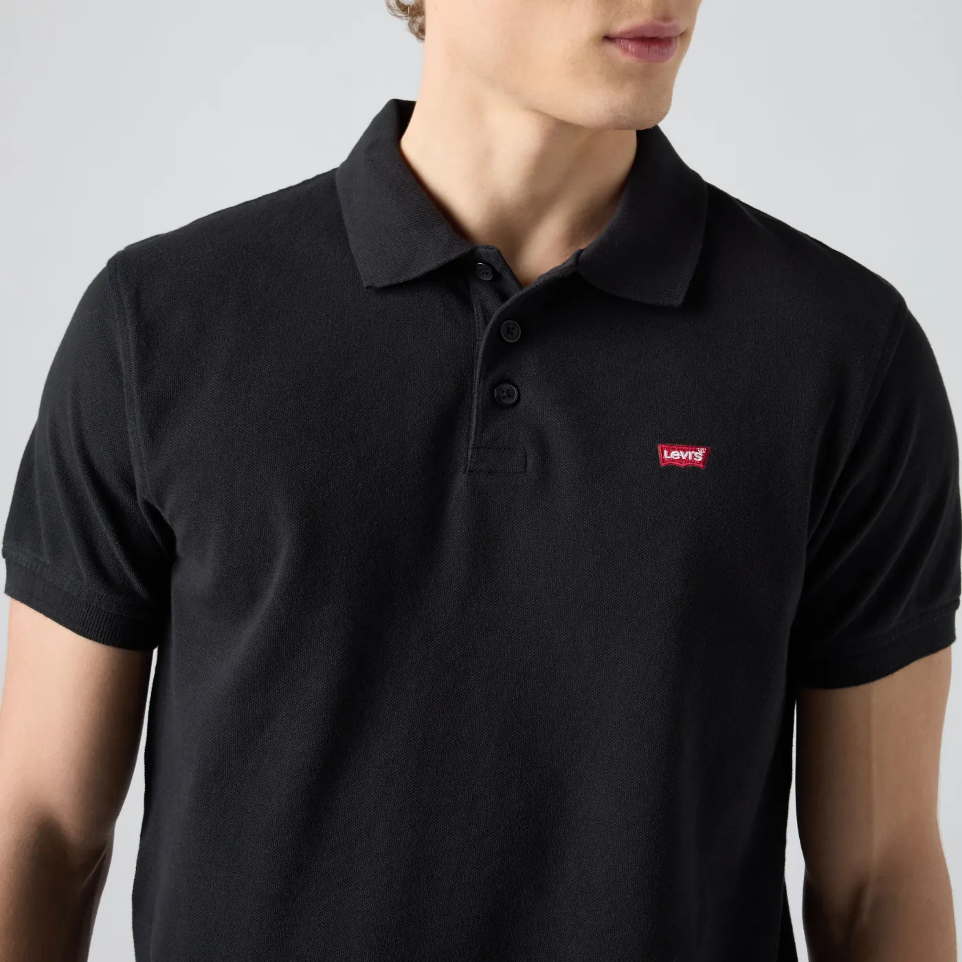 POLO MANGA CORTA ALGODÓN HOMBRE LEVI'S NEGRO HM POLO - 3