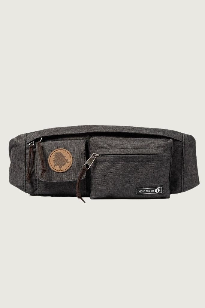 CANGURO WILD LAMA WAIST BAG GRIS - 1