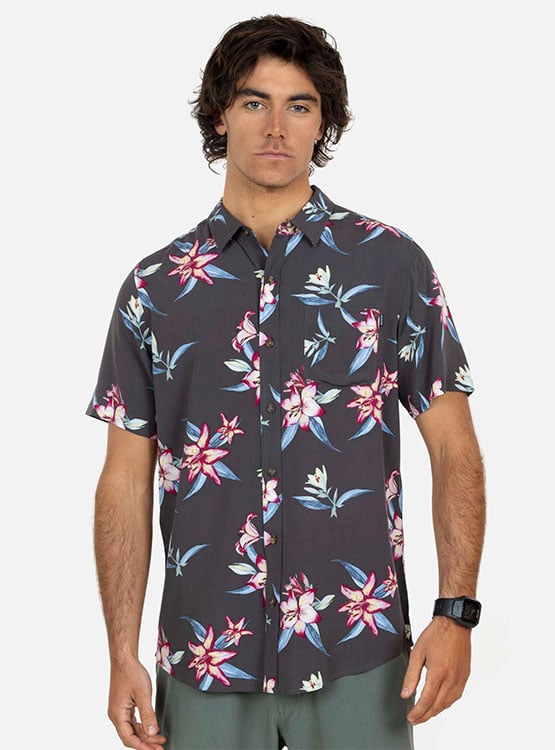 Camisa para Hombre Manga Corta Beige IMP-78132 main image 0