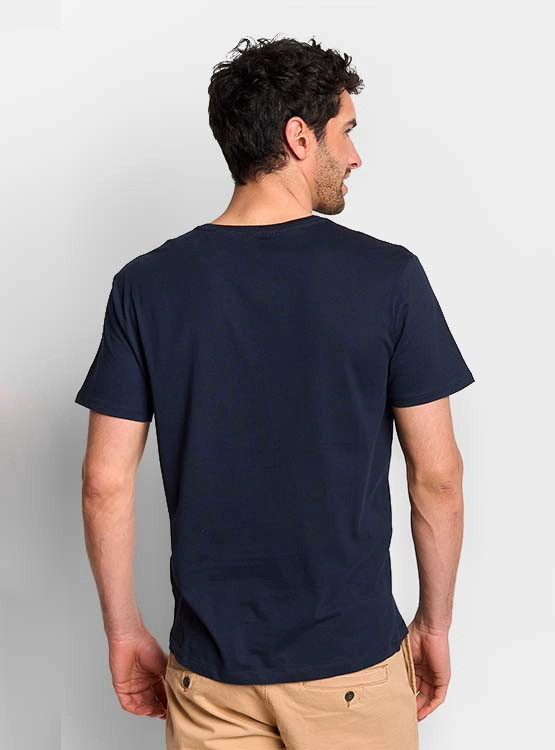 POLO MANGA CORTA ALGODÓN HOMBRE PEPE JEANS AZUL MARINO EGGO V - 2