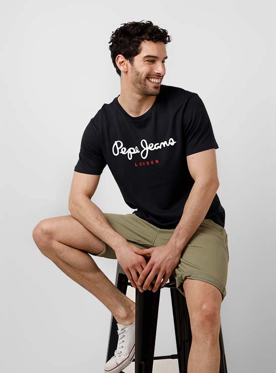 POLO MANGA CORTA ALGODÓN HOMBRE PEPE JEANS AZUL MARINO EGGO C - 4