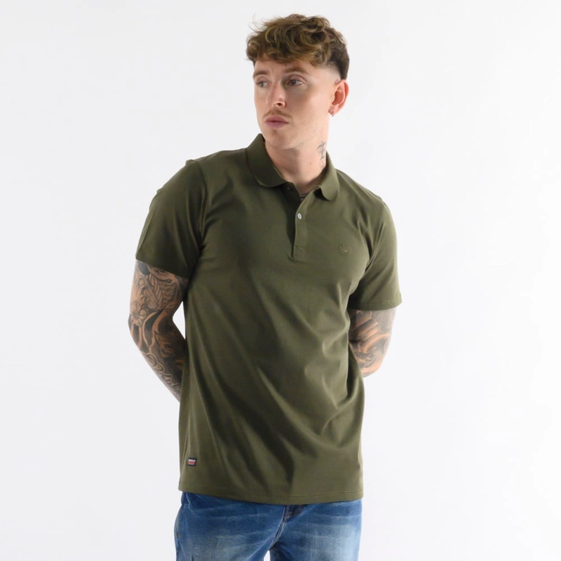 POLO MANGA CORTA ALGODÓN HOMBRE WOALLANCE BASICO H23-24 - 2