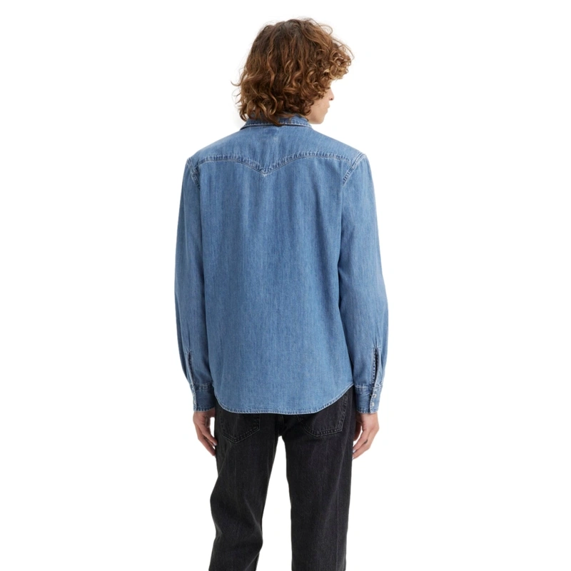 CAMISA MANGA LARGA ALGODÓN HOMBRE LEVI'S AZUL CLASSIC WESTERN STANDARD - 2