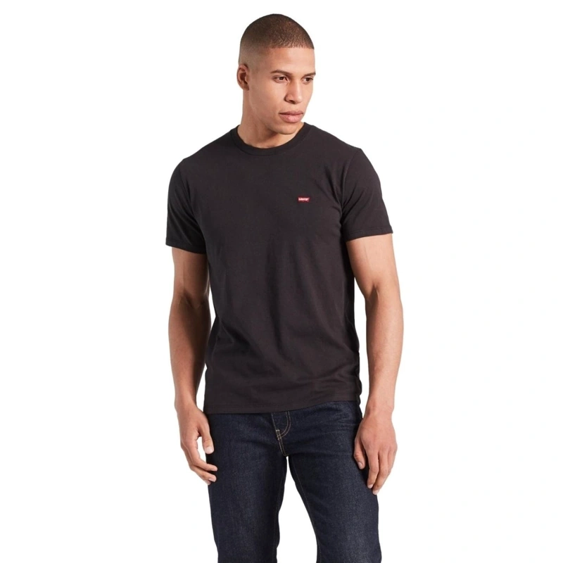 POLO MANGA CORTA ALGODÓN HOMBRE LEVI'S NEGRO SS ORIGINAL HM TEE - 1