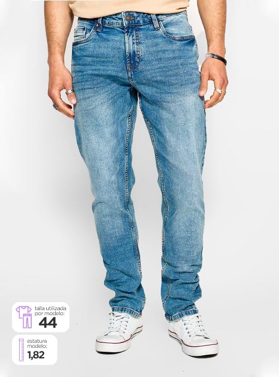 JEANS SLIM HOMBRE INDEX DEVIL - 1