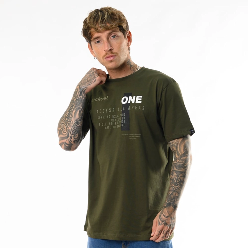 POLO MANGA CORTA ALGODÓN HOMBRE BLACKOUT BASICO 002 H24 - 5