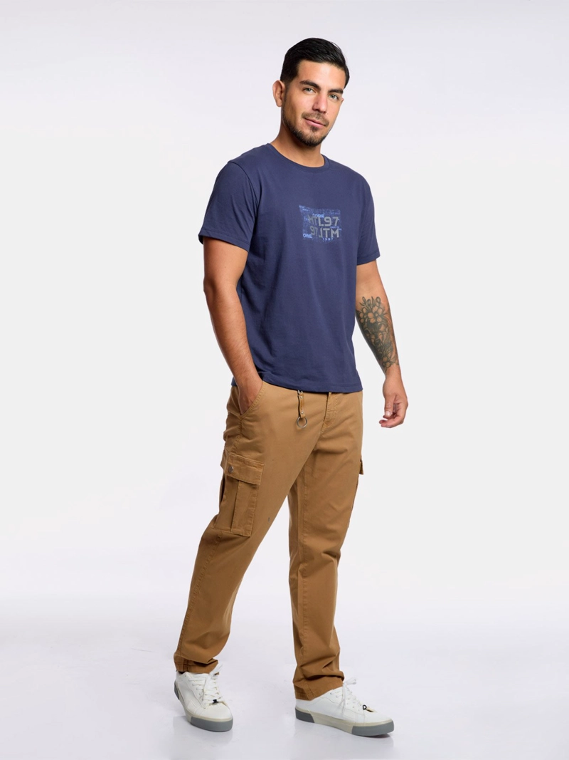 PANTALÓN ALGODÓN CARGO HOMBRE METAL JEANS ALESSIO - 4
