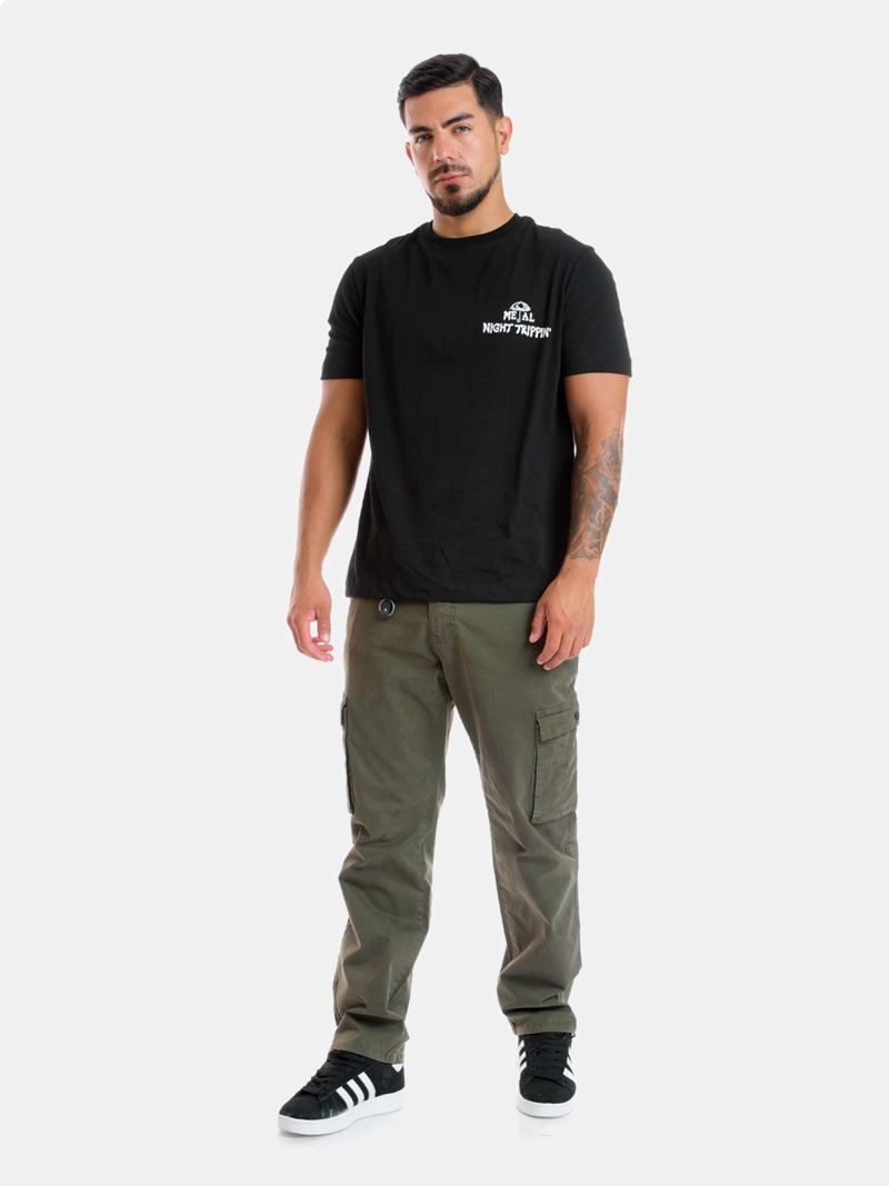 PANTALÓN ALGODÓN CARGO HOMBRE METAL JEANS ALESSIO - 4