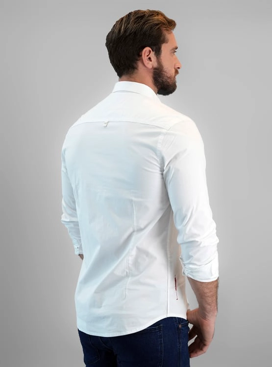 CAMISA MANGA LARGA ALGODÓN HOMBRE HUMMER BÁSICA BS04-SL HMR - 2