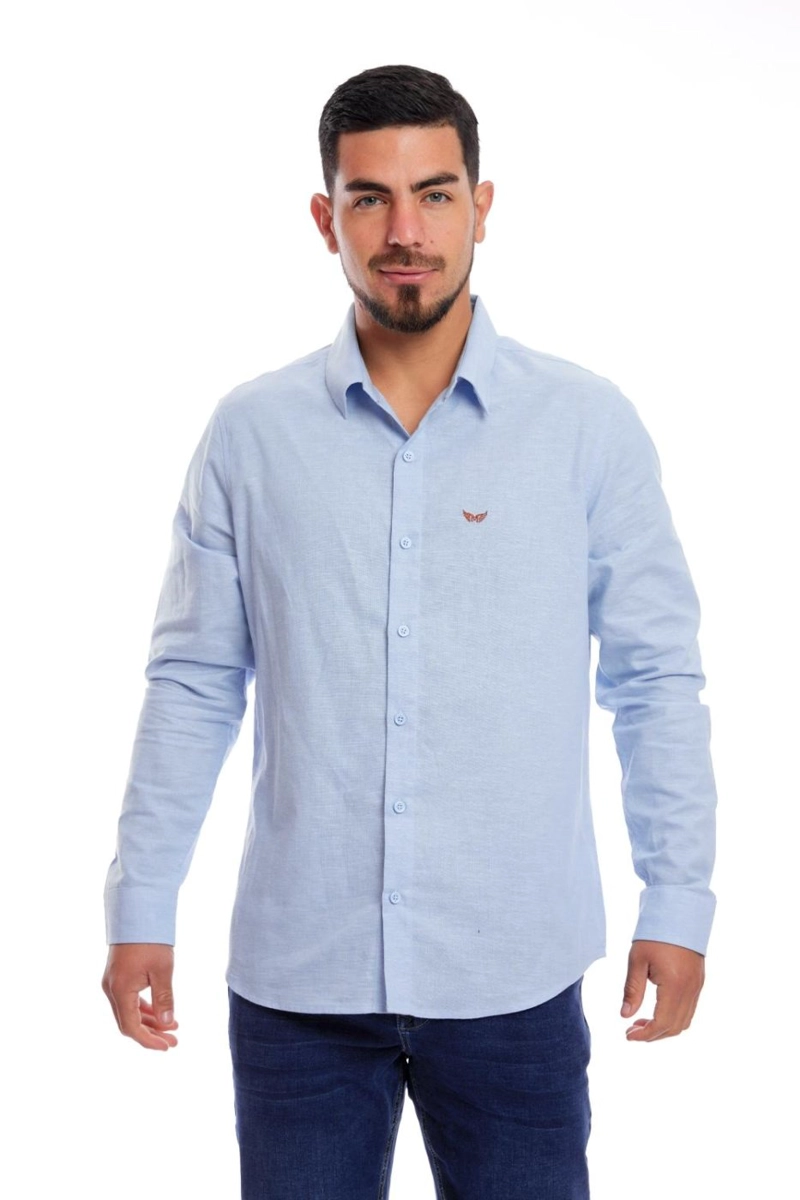 CAMISA MANGA LARGA HOMBRE METAL JEANS ROMA - 1