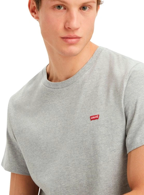 POLO MANGA CORTA ALGODÓN HOMBRE LEVI'S GRIS SS ORIGINAL HM TEE - 4