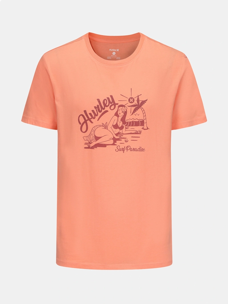 POLO MANGA CORTA ALGODÓN HOMBRE HURLEY ONE AND ONLY SURFER SCHOOL - 1