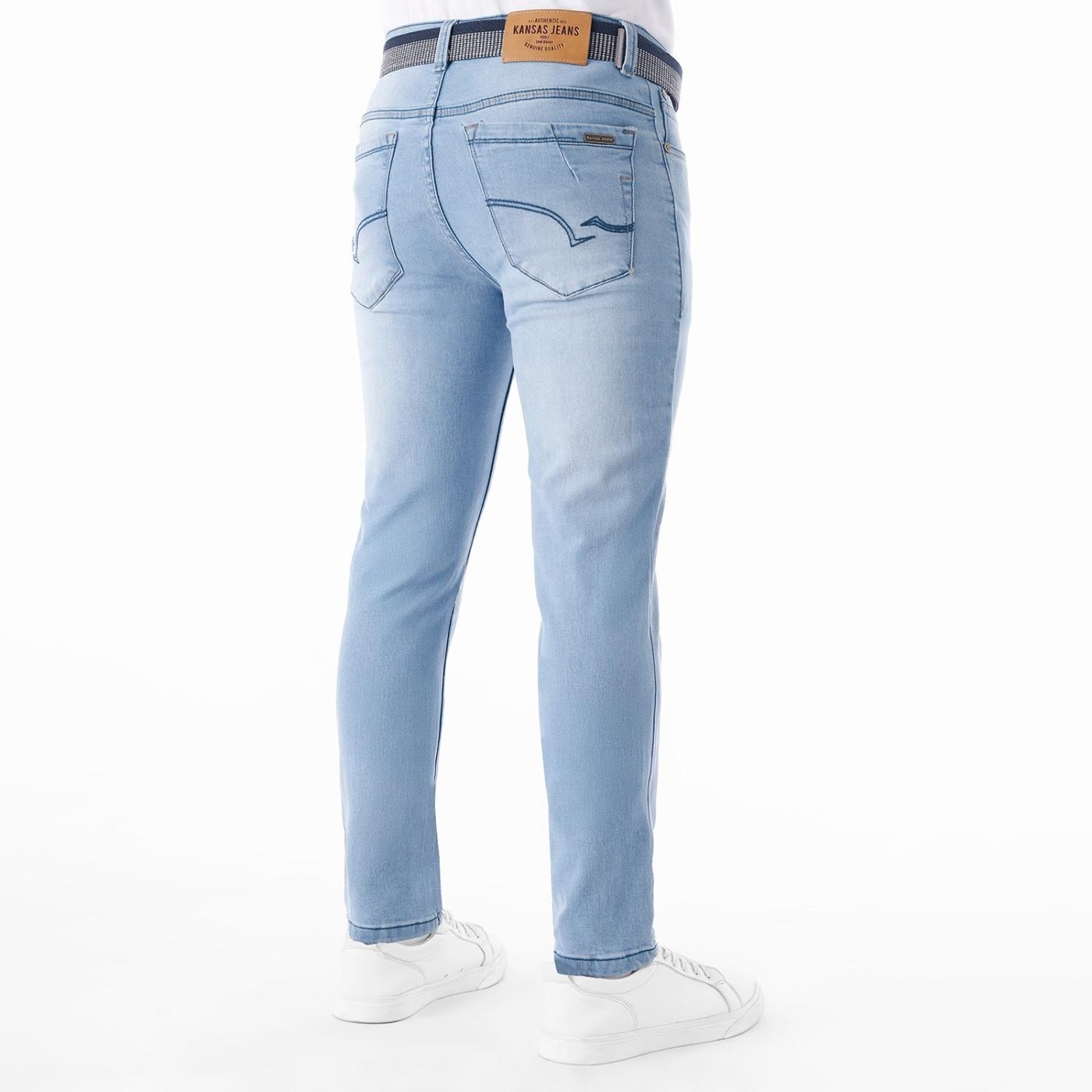 JEAN SKINNY HOMBRE KANSAS CELESTE K02417 - 3