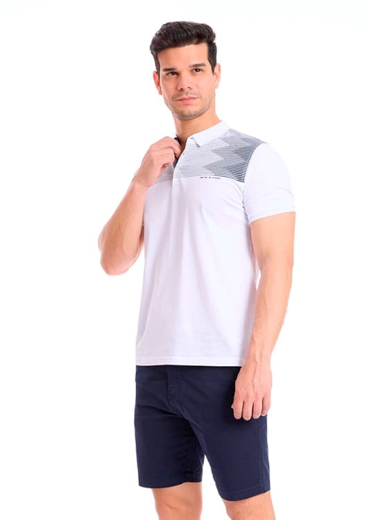 POLO MANGA CORTA ALGODÓN HOMBRE METAL JEANS DANIEL - 1