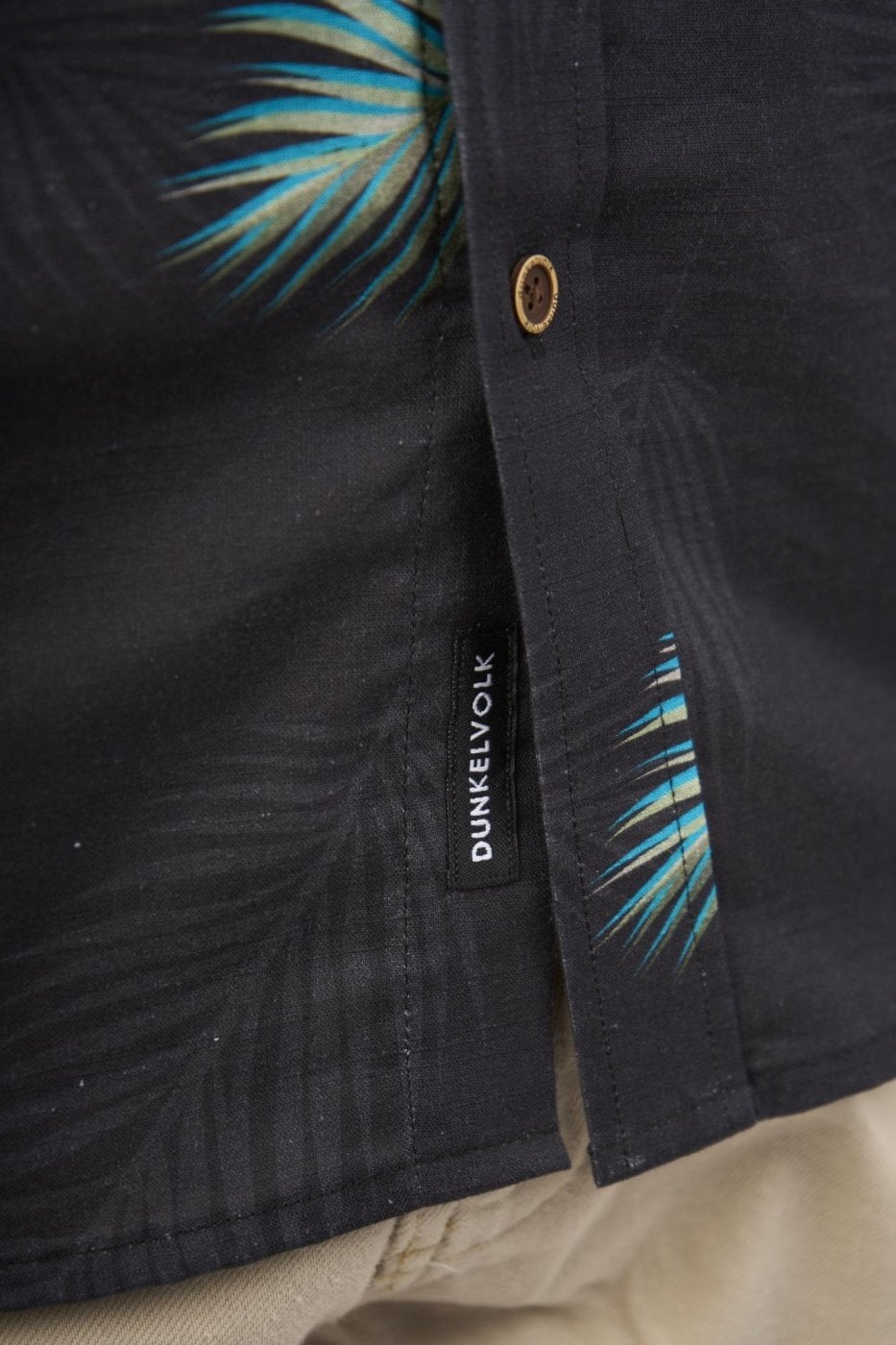 CAMISA MANGA CORTA ALGODÓN HOMBRE DUNKELVOLK TROPICAL - 3