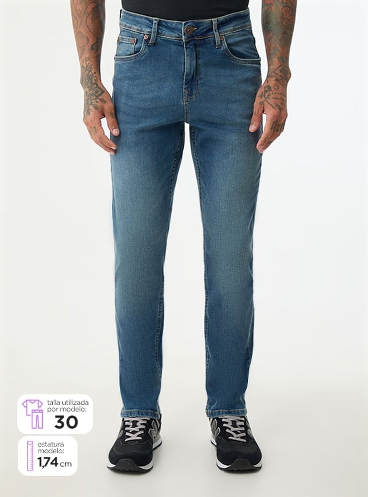 JEANS SKINNY HOMBRE BARBADOS DAN - 1