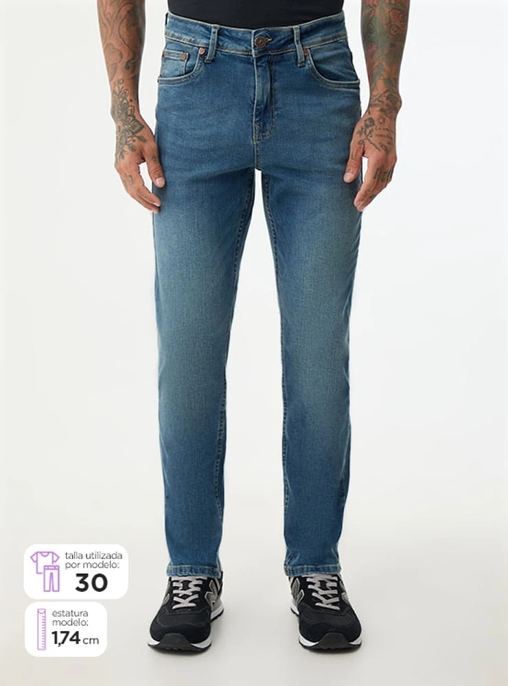 JEANS SKINNY HOMBRE BARBADOS - 1