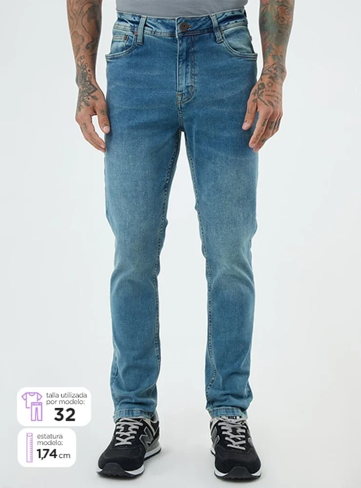 JEANS SKINNY HOMBRE BARBADOS - 1