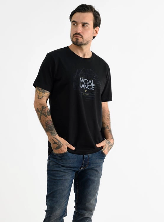 POLO MANGA CORTA ALGODÓN HOMBRE WOALLANCE CLÁSICO - 1