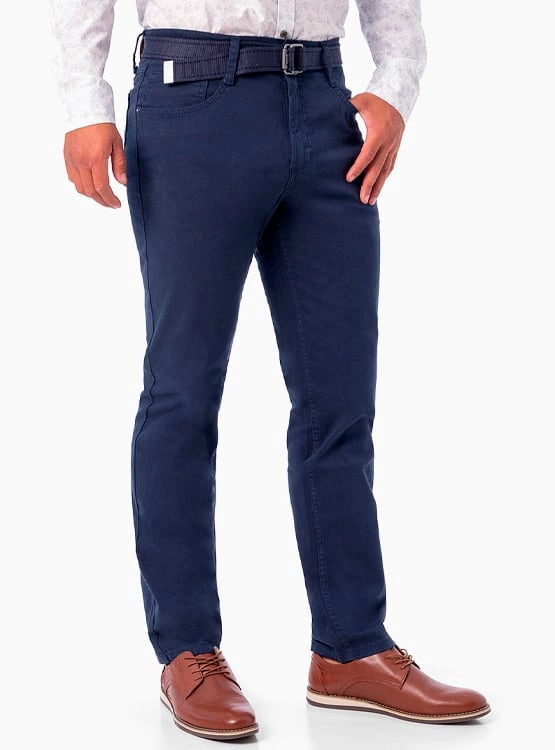 PANTALÓN RECTO HOMBRE PIONIER RELAXED CONFORT - 3