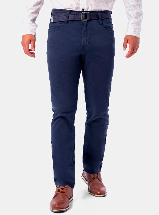 PANTALÓN RECTO HOMBRE PIONIER RELAXED CONFORT - 1
