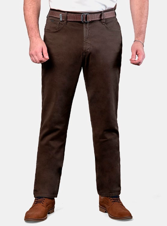 PANTALÓN RECTO HOMBRE PIONIER RELAXED CONFORT - 1