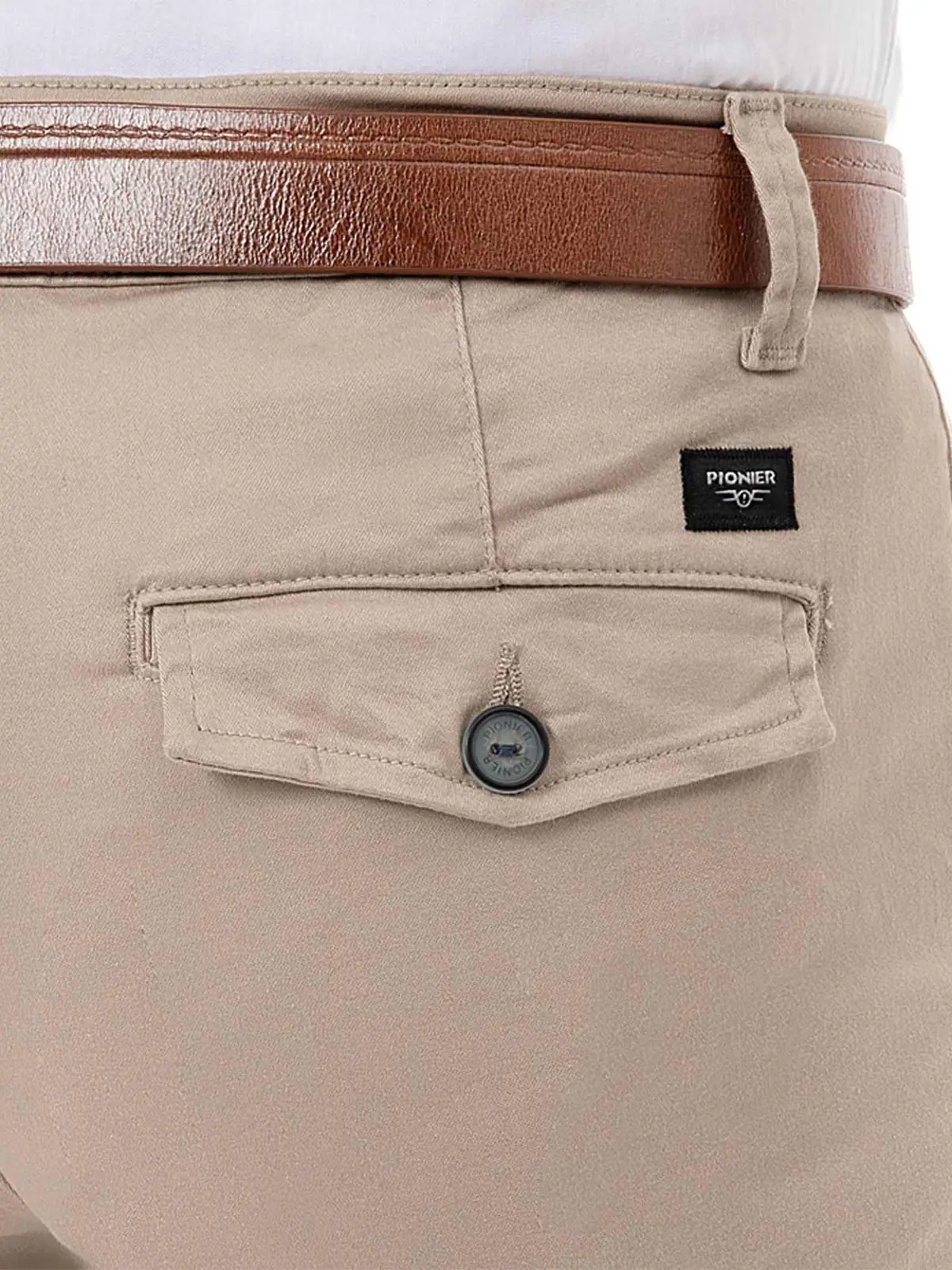 PANTALÓN REGULAR FIT HOMBRE PIONIER ABHEL - 4