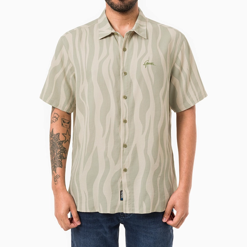 CAMISA MANGA CORTA ALGODÓN HOMBRE GZUCK WALKOR REGULAR FIT - 1