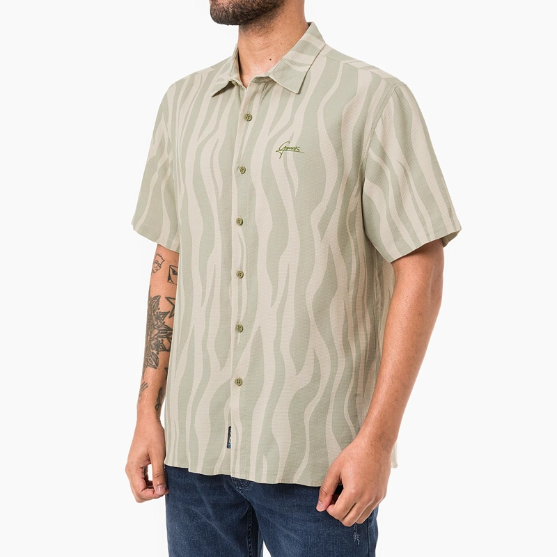 CAMISA MANGA CORTA ALGODÓN HOMBRE GZUCK WALKOR REGULAR FIT - 2