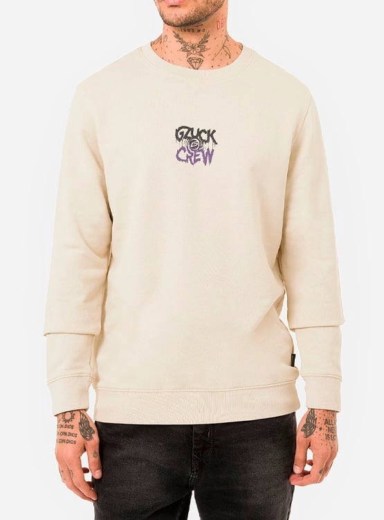 POLERA MANGA LARGA ALGODÓN HOMBRE GZUCK DITZ REGULAR FIT - 1