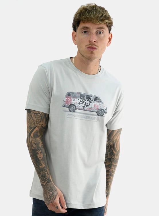 POLO MANGA CORTA ALGODÓN HOMBRE BLACKOUT BÁSICO - 1