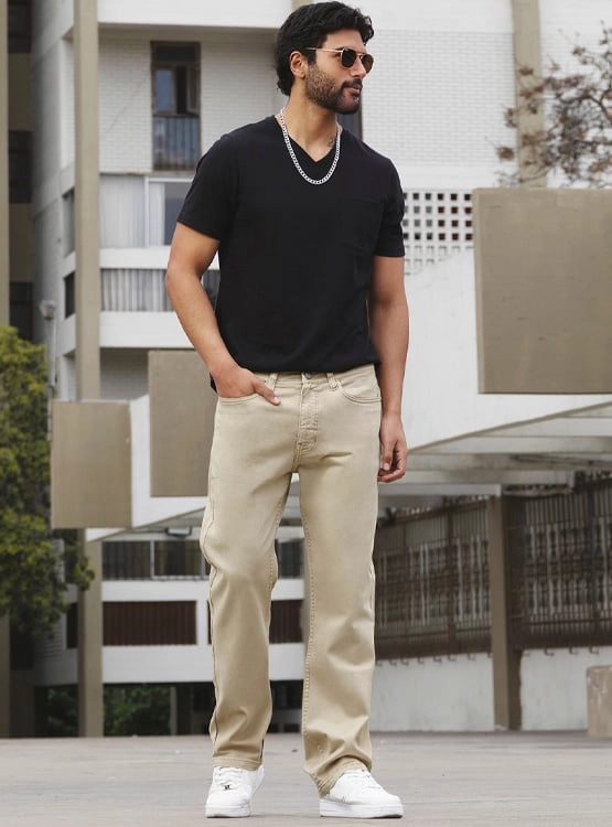 PANTALÓN REGULAR HOMBRE KANSAS MARRÓN K02462 - 4