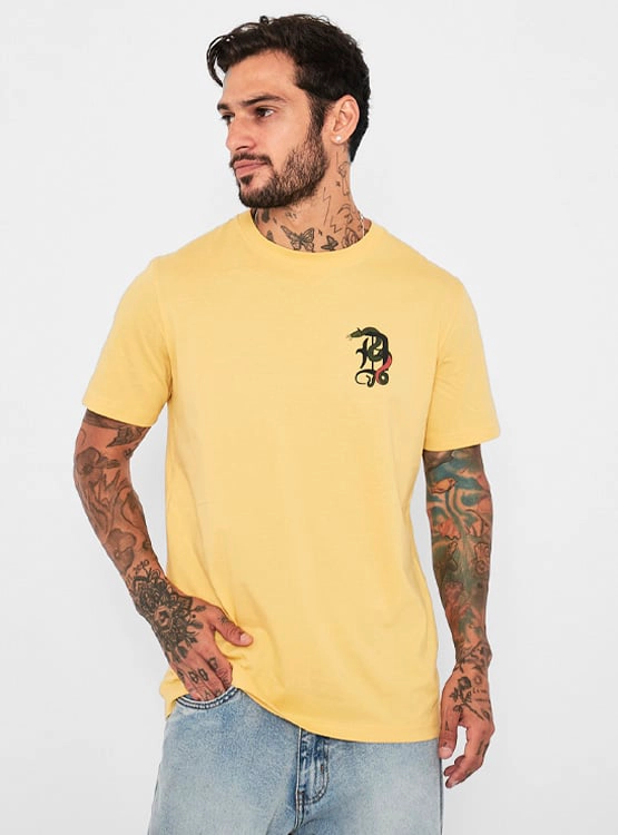 POLO MANGA CORTA ALGODÓN HOMBRE DUNKELVOLK SNAKE D - 1