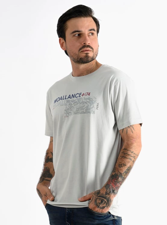 POLO MANGA CORTA ALGODÓN HOMBRE WOALLANCE  CLASICO 070 H24 - 3