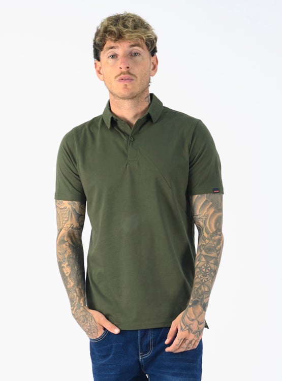 POLO MANGA CORTA ALGODÓN HOMBRE WOALLANCE BOX ESMER H24 - 1
