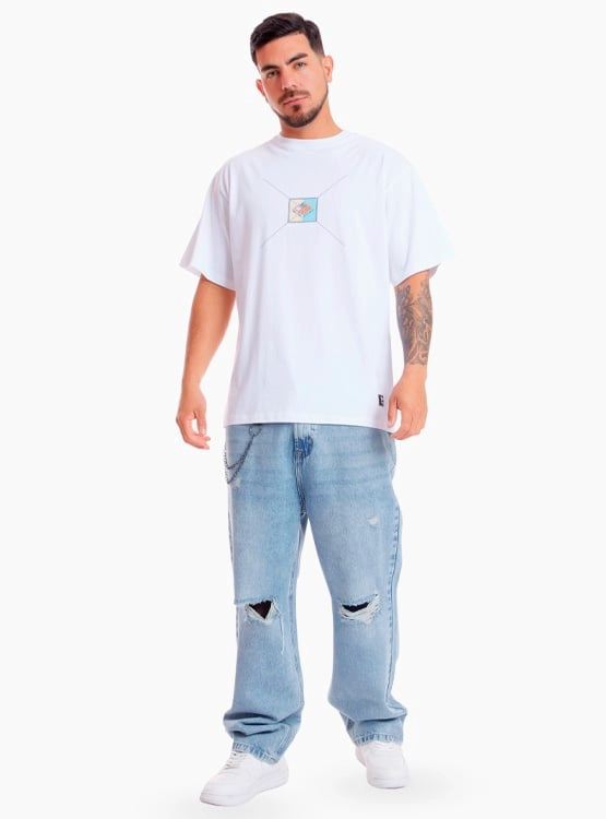 POLO MANGA CORTA ALGODÓN HOMBRE METAL JEANS EDU EDU OVERSIZE - 4