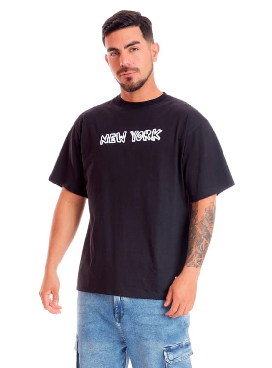 POLO MANGA CORTA ALGODÓN HOMBRE METAL JEANS NEW YORK - 1