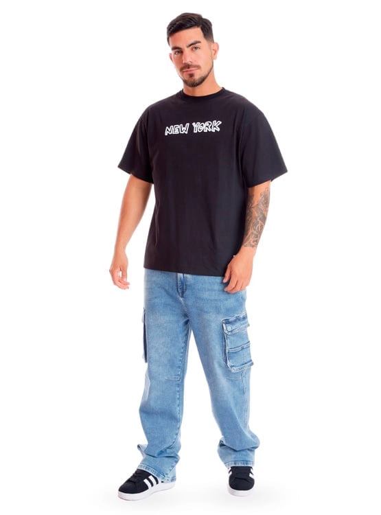 POLO MANGA CORTA ALGODÓN HOMBRE METAL JEANS NEW YORK - 4