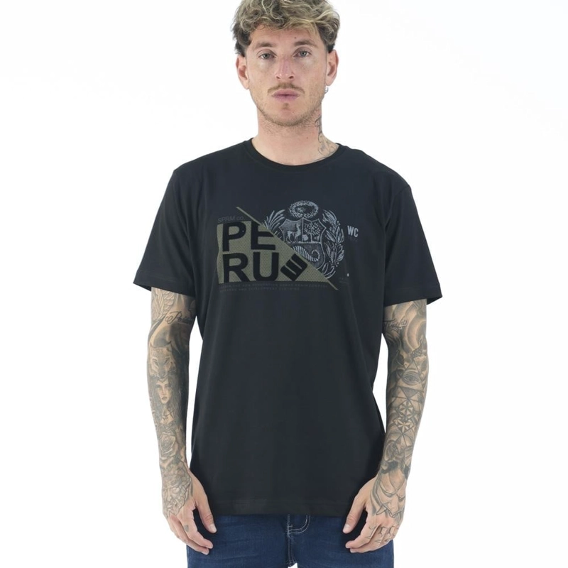 POLO MANGA CORTA ALGODÓN HOMBRE WOALLANCE CLASICO - 1