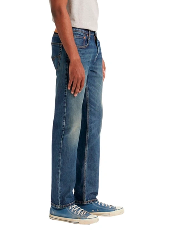 JEAN TAPEDER HOMBRE LEVI'S AZUL OSCURO ALGODÓN 502 TAPER - 2
