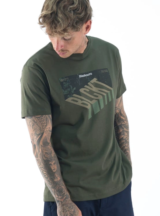 POLO MANGA CORTA ALGODÓN HOMBRE BLACKOUT BASICO 032 H24 - 3
