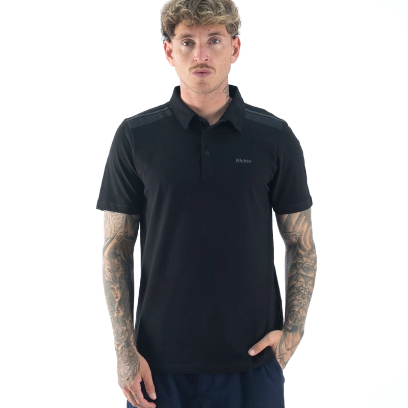 POLO MANGA CORTA ALGODÓN HOMBRE BLACKOUT SIMONS - 1