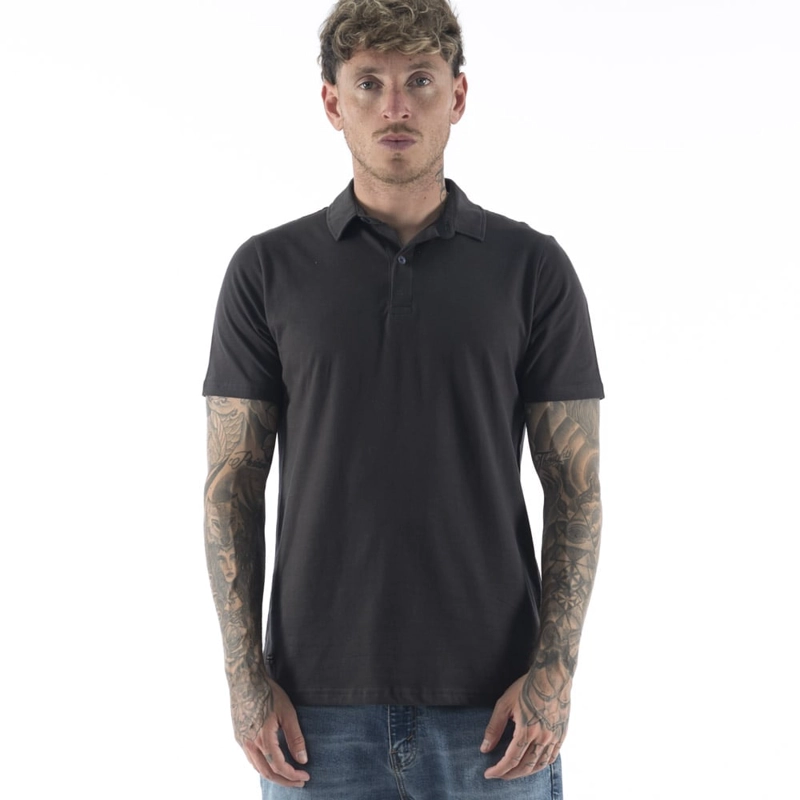 POLO MANGA CORTA ALGODÓN HOMBRE BLACKOUT ESMER - 1