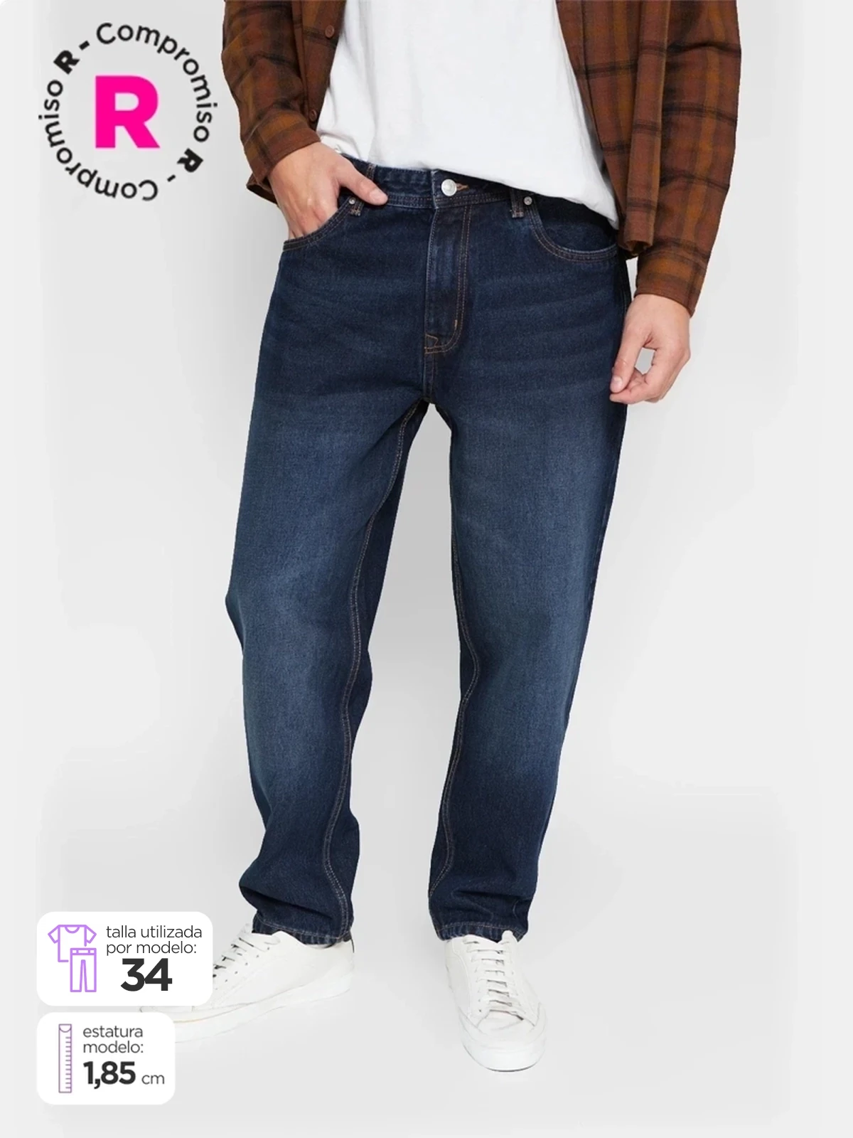 JEANS HOMBRE INDEX STAN - 1