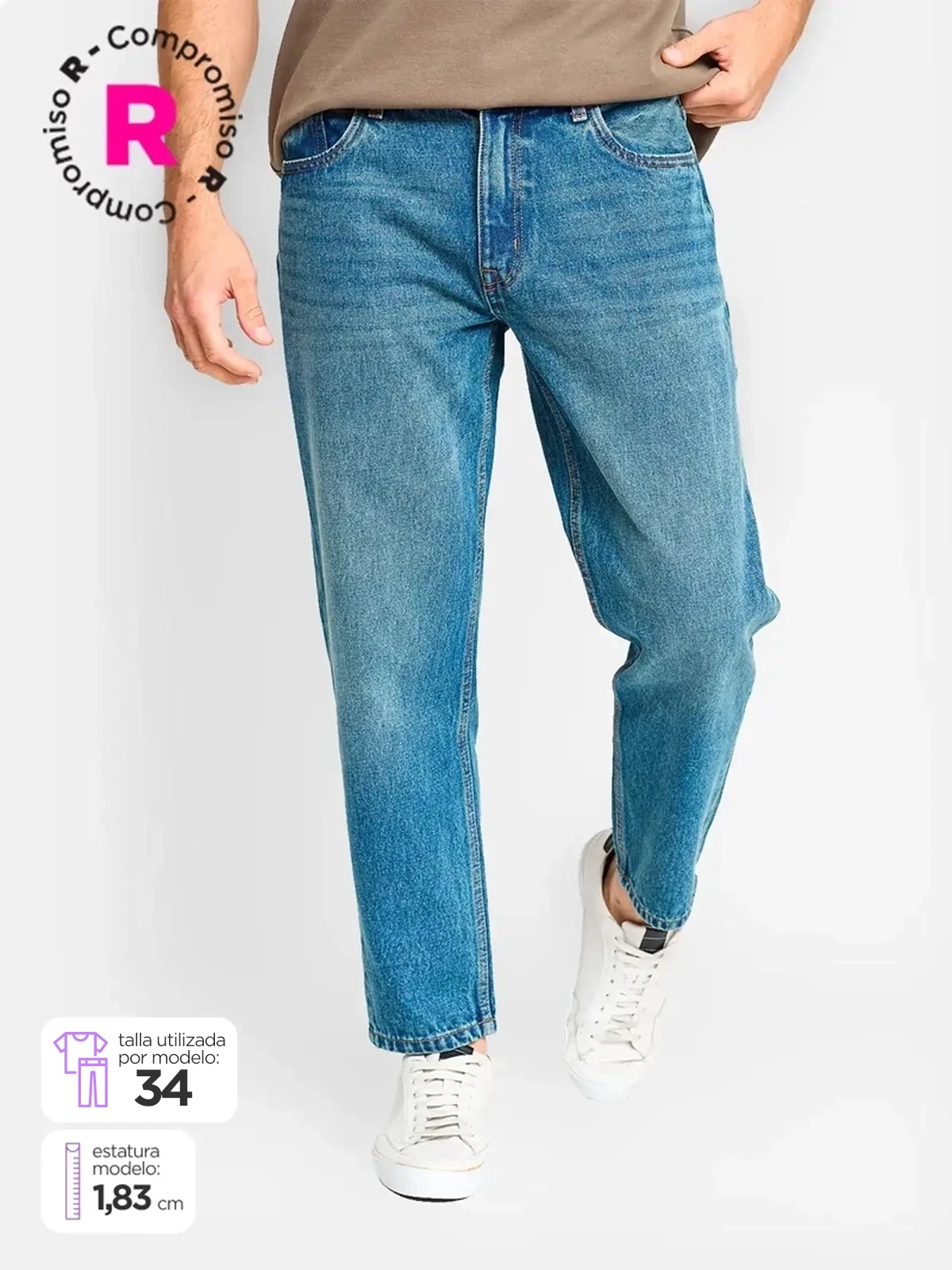 JEANS HOMBRE INDEX STAN - 1