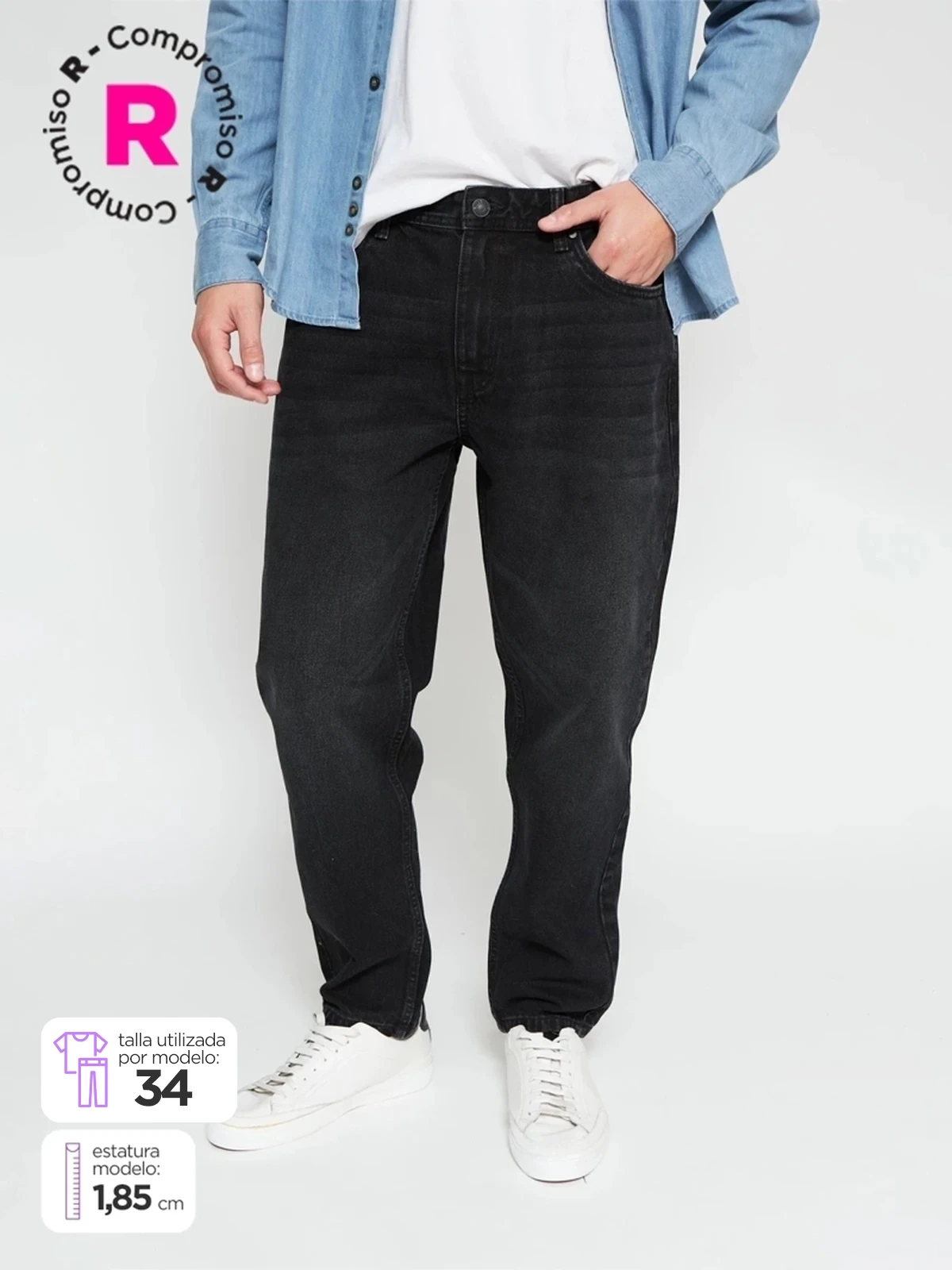 JEANS HOMBRE INDEX STAN - 1