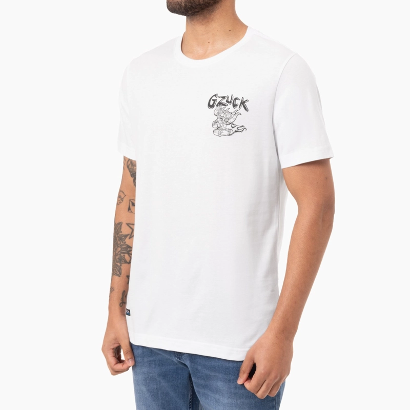 POLO MANGA CORTA ALGODÓN HOMBRE GZUCK BLANCO CANOZ - 2