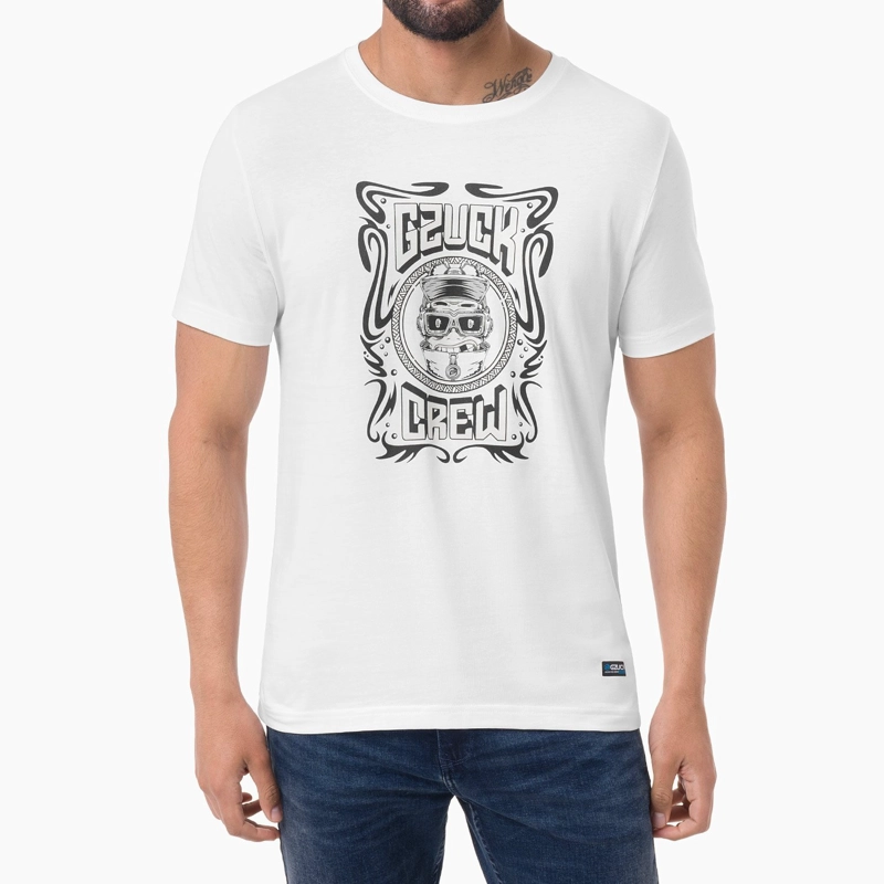 POLO MANGA CORTA ALGODÓN HOMBRE GZUCK BLANCO MEQYJ - 1