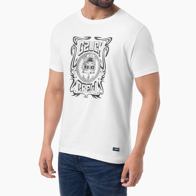 POLO MANGA CORTA ALGODÓN HOMBRE GZUCK BLANCO MEQYJ - 2