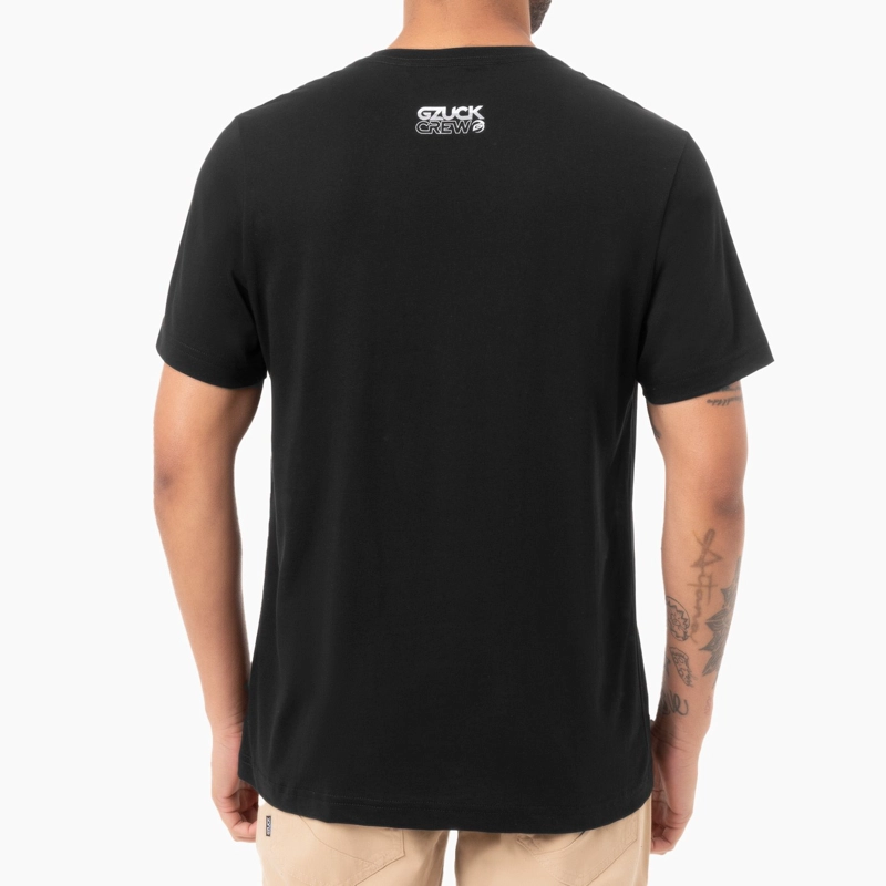 POLO MANGA CORTA ALGODÓN HOMBRE GZUCK NEGRO MEXAQ - 3